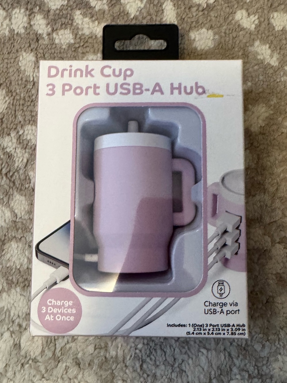 Stanley Cup 3-Port USB-A Charger